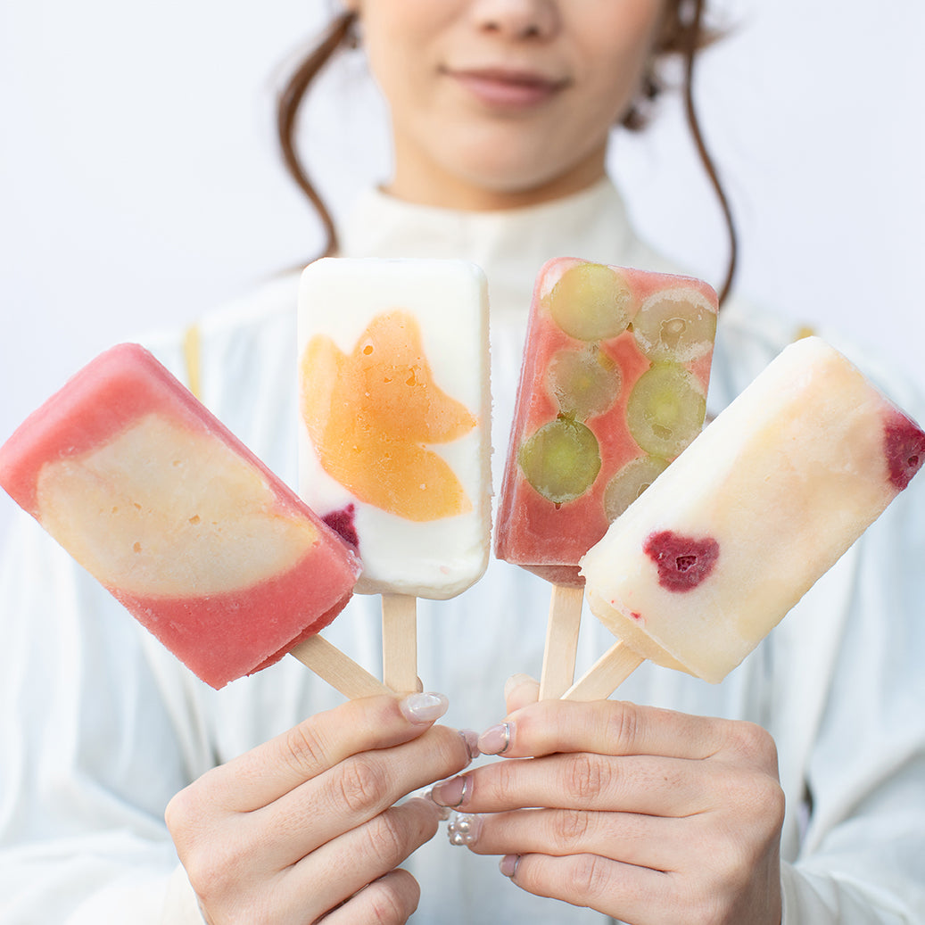 【送料無料】岡山県産フルーツの贅沢アイスバー